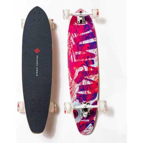 Longboard Kicktail 92 cm - Streaming - Street Surfing