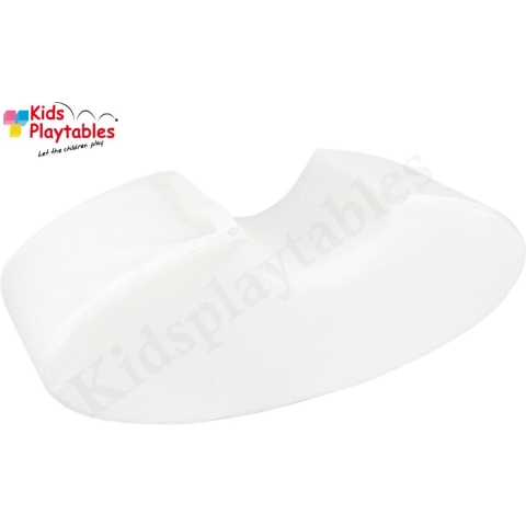 Soft Play Foam Schommelwip wit | rocker | wipwap | foamblokken | bouwblokken | Soft play baby speelgoed |peuter | schuimblokken