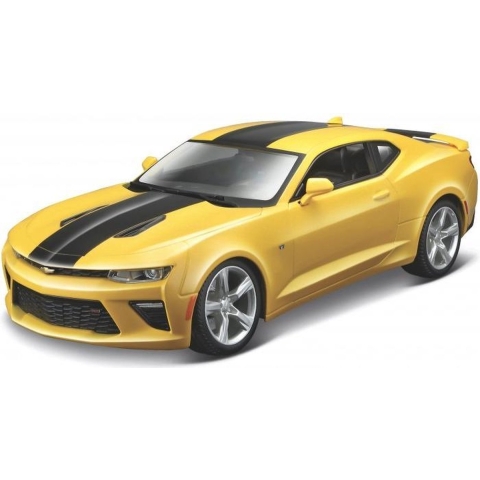 Maisto CHEVROLET CAMARO SS 2016 geel/zwart modelauto schaalmodel 1:18