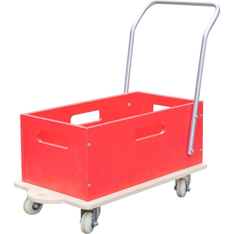 Classic World Houten Loopwagen Rood