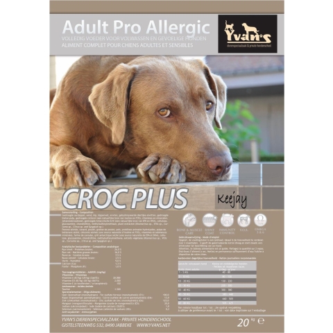 Croc Plus Hondenbrokken - 20 kg - Allergic Pro