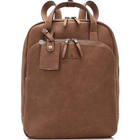 Castelijn & Beerens - Carisma Laptoprugzak 15,6 + tablet RFID | cognac -