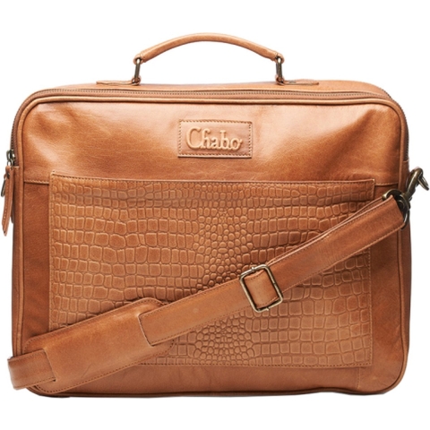 Chabo Bags -Rio at Work - Laptoptas - Leer - bruin
