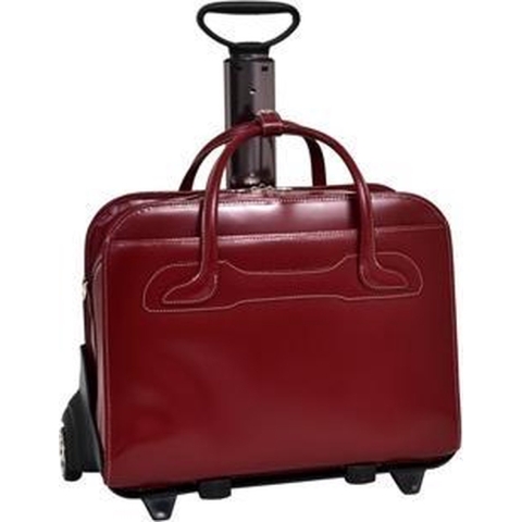 McKlein Laptop Trolley - Rood - 17" - Willowbrook