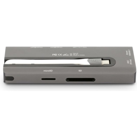 LMP USB-C Travel Dock 4K 9 Ports - Space Gray