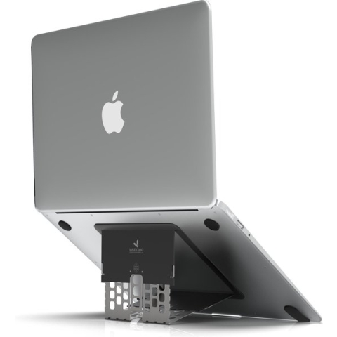 Majextand – Dunste verstelbare Laptop standaard – Laptopstand – Zwart – 6 posities – Laptopverhoger - MacBook standaard - MacBook standaard