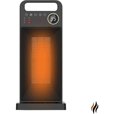 FlowShop - Elektrische Kachel - Elektrische Verwarming - Infrarood Terrasverwarmer - 800/1400/2000Watt - Draagbare heater - Drie Warmtestanden - Laag Energieverbruik