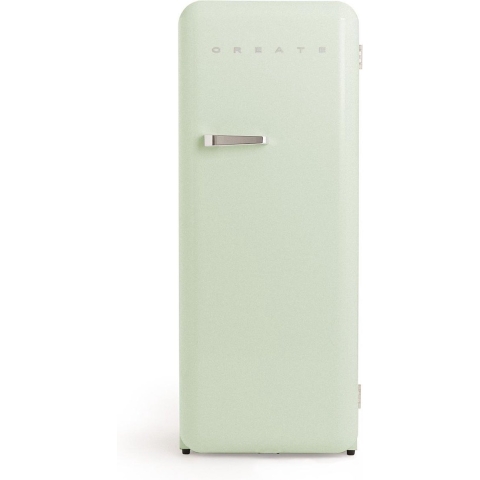 CREATE RETRO FRIDGE 281L SILVER - Kastmodel Koelkast - Groen