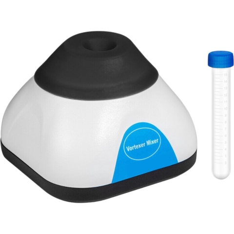 Happyment Vortex Mixer - Laboratorium Mixer - Nagellak Schudder - Vortex Shaker - 3000RPM - Incl. Reageerbuisje - Zwart