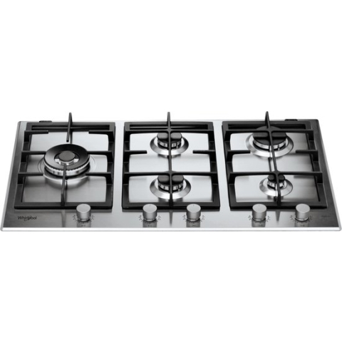 Whirlpool GMAL 9522/IXL Roestvrijstaal Ingebouwd 86 cm Gaskookplaat 5 zone(s)