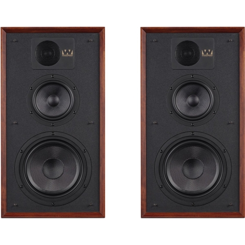 Wharfedale Linton – Heritage luidsprekers -Klassiek met moderne technologie – Precieze geluidsweergave - Mahogany (per paar - 2 stuks)