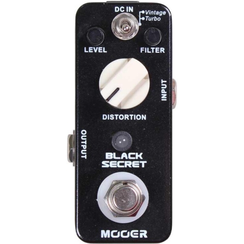 Mooer Audio zwart Secret Distortion  - Distortion voor gitaren