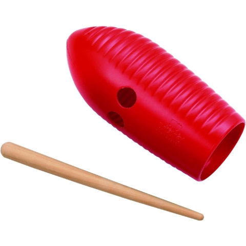 Meinl Mini Guiro NINO581R, rood - Guiro