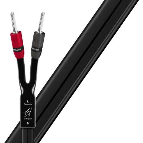 Audioquest Rocket 11 Hifi Luidsprekerkabel incl. Bananenpluggen - 2.0m