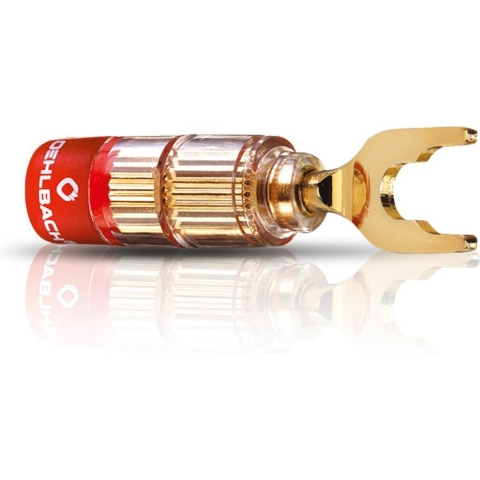 OEHLBACH Solution Spade spade Goud kabel-connector