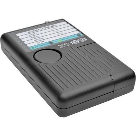 Tripp-Lite T014-001 Network Cable Continuity Tester for Cat 5/Cat6/Cat6a, Phone, USB and Coax Cable Assemblies TrippLite