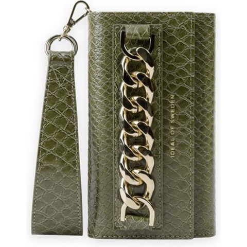 iDeal of Sweden Studio Clutch voor iPhone 12/12 Pro Green Snake