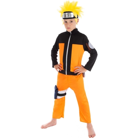 CHAKS - Origineel Naruto kostuum voor kinderen - 146/152 (11-12 jaar)