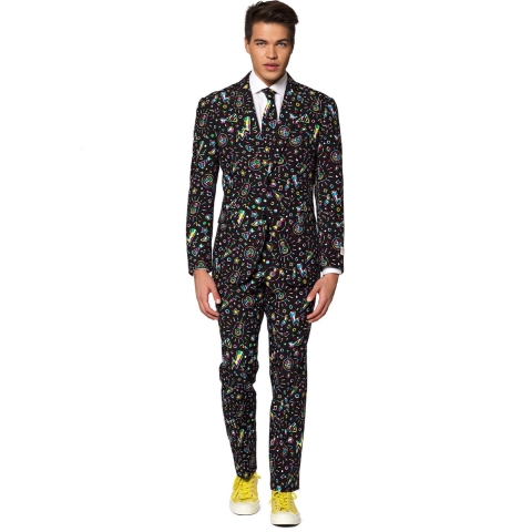 OppoSuits Disco Dude - Heren Kostuum - Maat 46