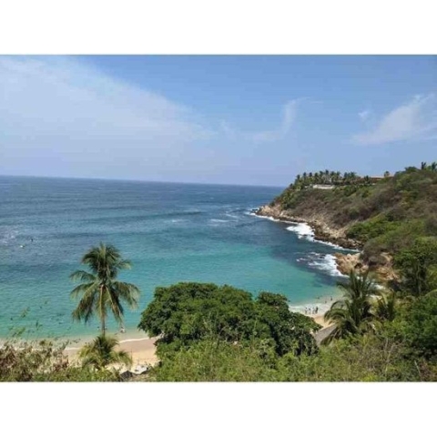 Diamond painting - Strand Puerto Escondido 2 - Geproduceerd in Nederland - 20 x 30 cm - dibond materiaal - vierkante steentjes - Binnen 2-3 werkdagen in huis