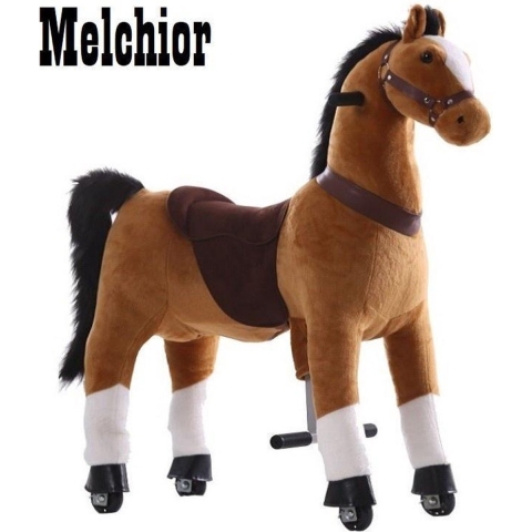 Kids-Horse Rijdend Speelgoed Paard - Melchoir TB-2007M - Bruin