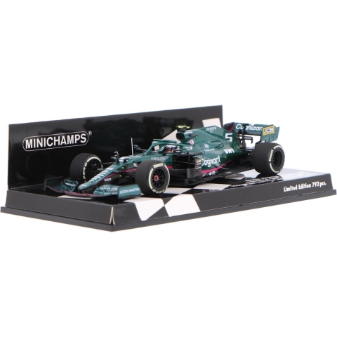Aston Martin Cognizant F1 Team AMR21 #5 Monaco GP 2021 - 1:43 - Minichamps