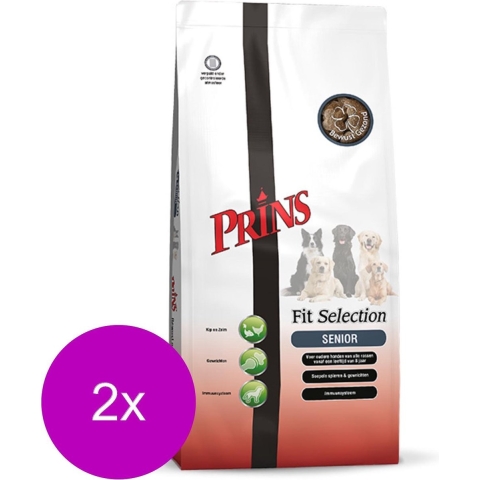 Prins Procare Fit-Selection Senior Gevogelte&Vlees - Hondenvoer - 2 x 15 kg