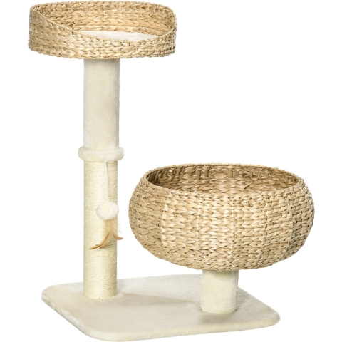 PawHut Krabpaal met kattenmanden D30-636V00