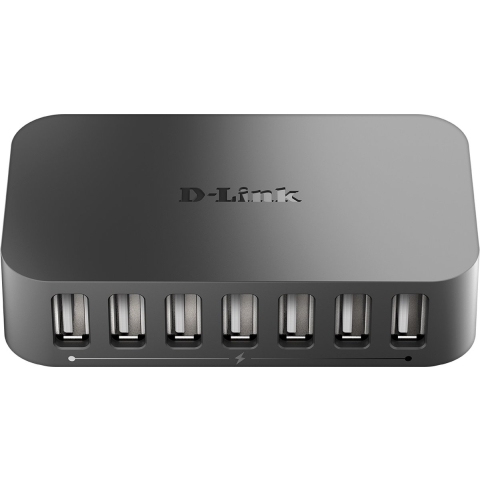 D-Link Hi-Speed USB 2.0 7-Port Hub, USB 2.0, USB 2.0, USB, Windows XP/ME/2000/98SE Mac OS X 10.1 or later, 85 g, 150 mm