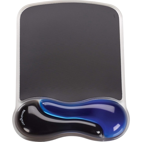 DUO muis muismat met polssteun Gel Blue Wave en rook
