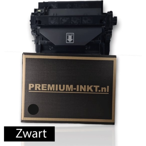 Premium-inkt.nl XXL Geschikt voor HP 55X (CE255X)- HP LaserJet Enterprise P3015DN/ HP LaserJet Enterprise P3015X- Zwart Toner Met Chip-14.000 Print Paginas ZWART