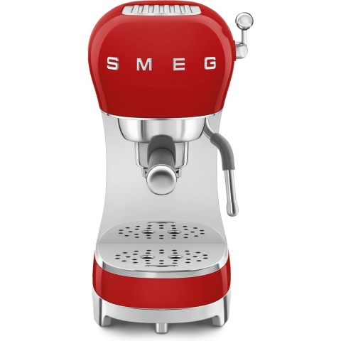 SMEG ECF02RDEU - Handmatige espressomachine - Rood - Stoompijp