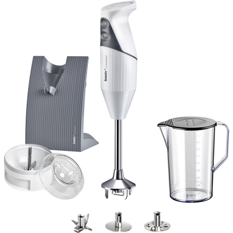 Bamix Staafmixer Swissline M200 White Plain - 200 W - Met Accessoires En Smart Helpers