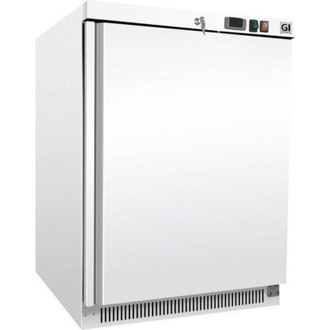 Gastro-Inox Wit Stalen Vriezer 200 Liter, Statisch Gekoeld Met Ventilator, Gastro-Inox 201.109