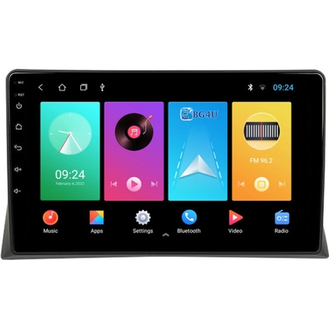 BG4U - Navigatie radio VW Volkswagen T5 Transporter, Android, Apple Carplay, 9 inch scherm, GPS, Wifi, Bluetooth