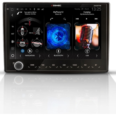Zenec Z-E3776 - Autoradio - Pasklare autoradio voor Fiat Ducato - Citroën Jumper - Peugeot Boxer - Apple CarPlay - Android Auto - USB - Bluetooth - DAB+