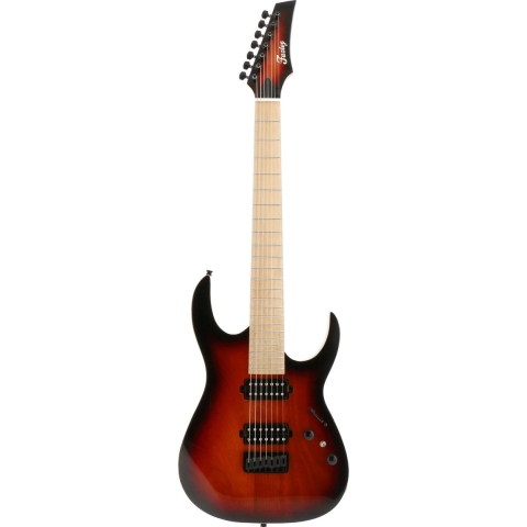 Fazley F7SSB Sunburst 7-snarige elektrische gitaar