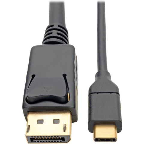 Tripp-Lite U444-003-DP USB-C to DisplayPort Cable, 4K @ 60Hz, Thunderbolt 3, 3 ft. TrippLite