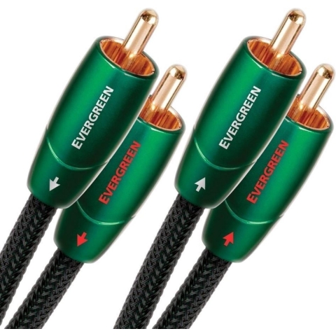 Audioquest Evergreen 2x RCA naar 2x RCA Kabel - Audio Kabel - 3m