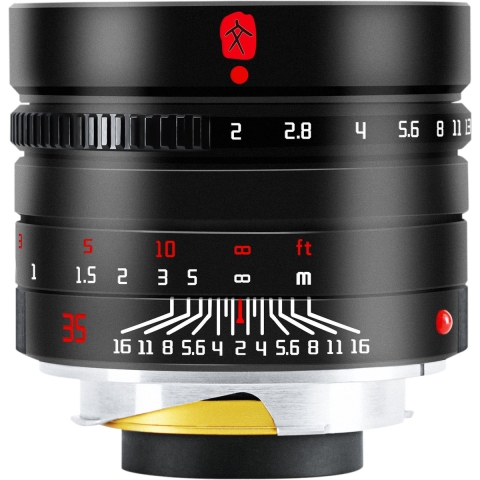 7artisans - Cameralens - M-35mm F2.0 WEN voor Leica M-vatting, zwart