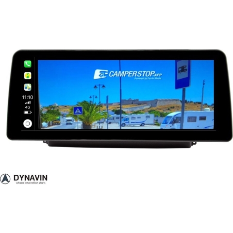 Camper navigatie Peugeot Boxer carkit android apple carplay android auto usb Dynavin