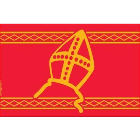 Officiele Sinterklaasvlag 150x225cm de enige echte