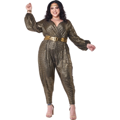 CALIFORNIA COSTUMES - Disco queen vermomming grote maat vrouwen - XL (44/46)