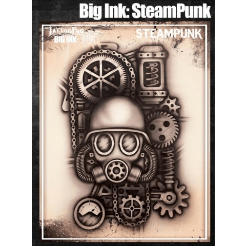 Wiser's Airbrush TattooPro Stencil – Big Ink - Steampunk