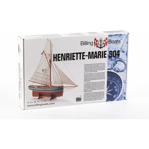 Billing Boats - Henriette-Marie 904 - Houten Bouwpakket - Schaal 1:50