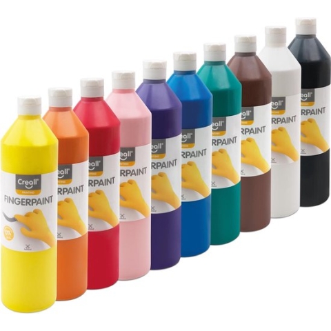 Vingerverf - 10 x 750gram assorti