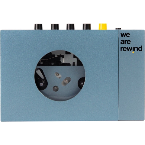 We Are Rewind Kurt draagbare oplaadbare stereo cassette speler met Bluetooth zender