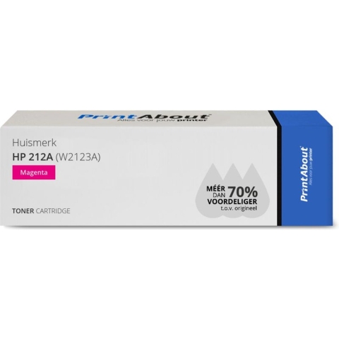 PrintAbout huismerk Toner 212A (W2123A) Magenta geschikt voor HP