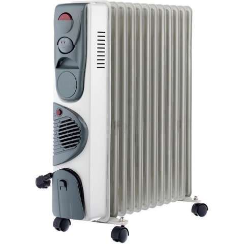 Nikura HY-C9 – Oliekachel - Elektrische Olieradiator - 2900 Watt (9 ribben) Energie Label B
