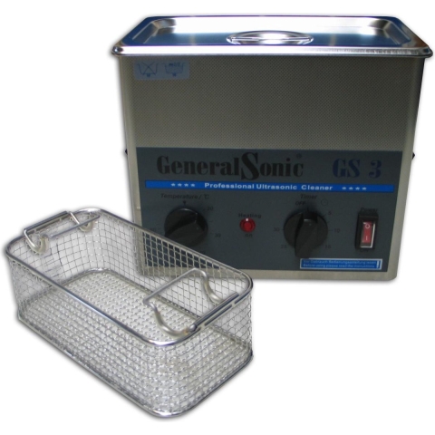 GeneralSonic GS3 – 3 liter | Professionele ultrasoon reiniger met een krachtige reiniging (Ultrasoonbad, ultrasoon baden, reinigingsbad, ultrasone reiniger, reinigers, ultrasonic cleaner sieraden, brillen apparaat, pedicure)